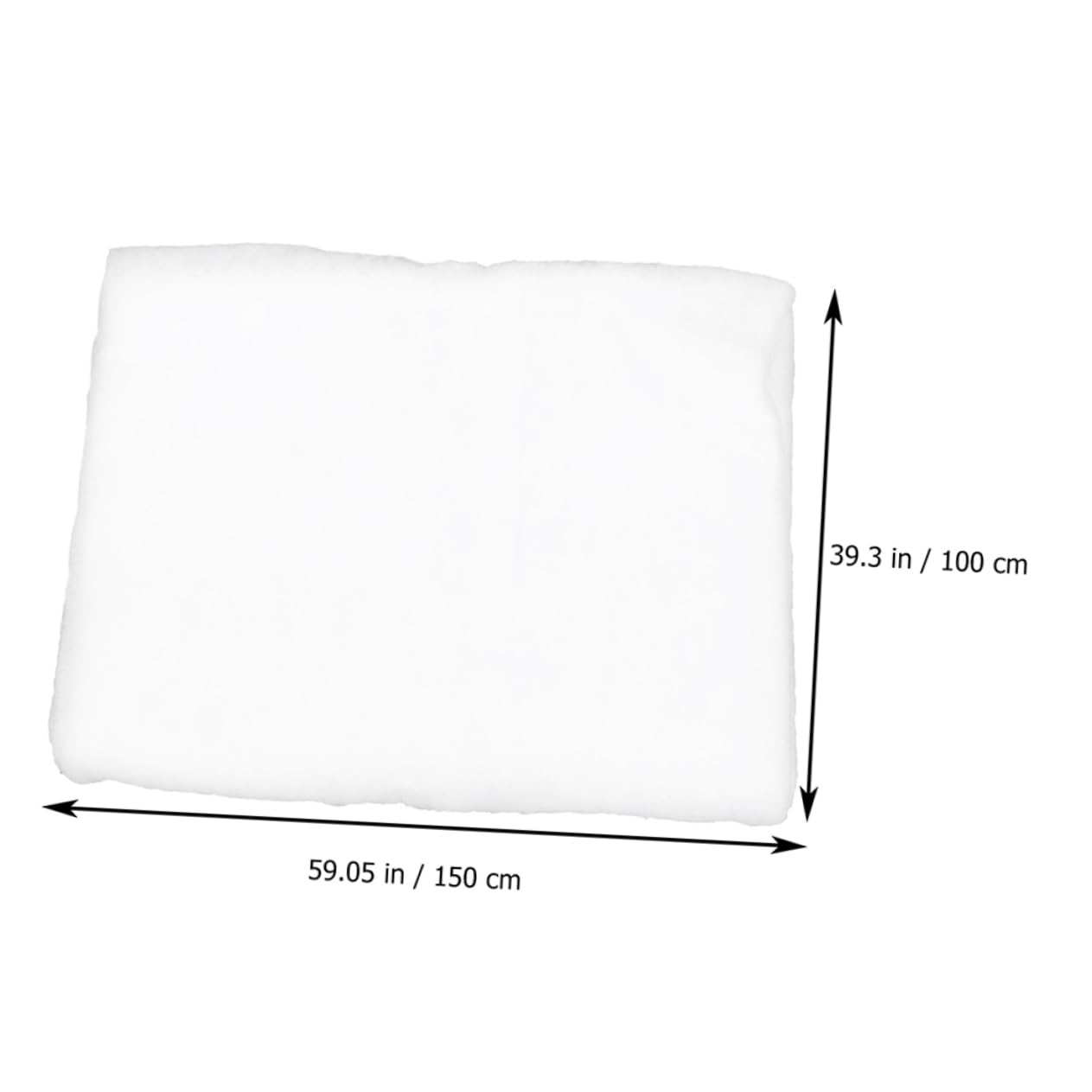 LABRIMP 2pcs Thick White Artificial Snow Blanket for Indoor Decor Realistic Faux Snow Carpet for Christmas Village Display and Holiday Scenes Soft Material