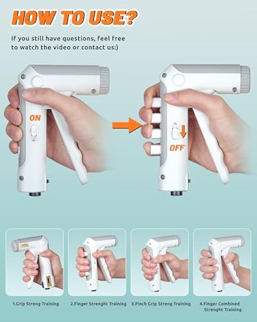 JGM 2-In-1 Hand Grip Strength Trainer with Finger Exerciser - Adjustable Forearm Strengthener with Counter for Injury Recovery, Physical Therapy and Muscle Building