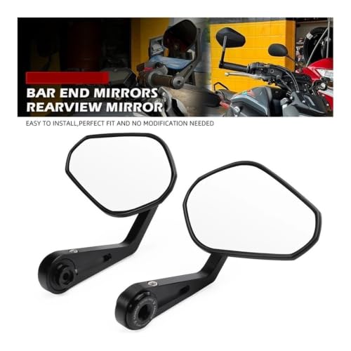 Espejos retrovisores laterales ajustables 360 sin ángulos muertos para Yamaha MT09 3
