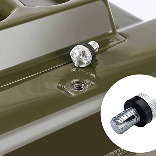 Jerrycan carburant métal 20L vert évitez la panne sèche avec ce bec verseur auto - 7