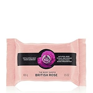 The Body Shop British Rose Exfoliating Soap (Pack of 1)