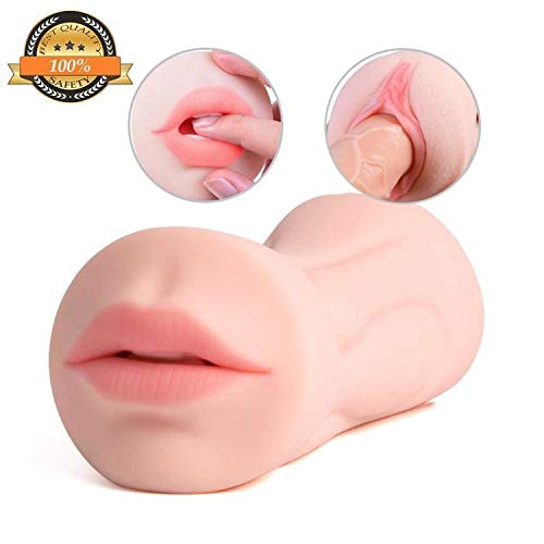 Kongxing Aircraft Cup Real Skin Feeling Silicone Big Ass Butt with R-éalistic Vagina Pussy Anal Best Male Masturbators Fake Sex Products Toys for Men Tshirt,Flesh