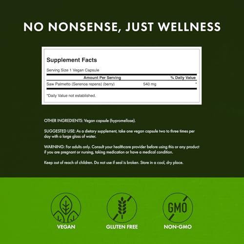 image for Swanson Saw Palmetto - Herbal Supplement Promoting Male Prostate Healt