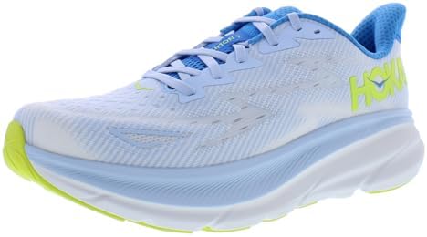 HOKA ONE ONE Clifton 9 Mens Shoes Size 10, Color: Ice Water/Eveni...