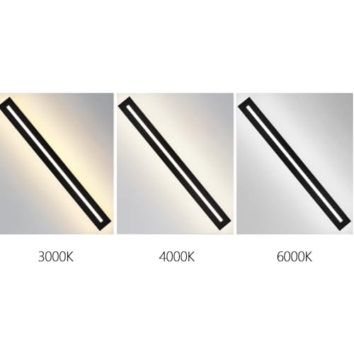 Aplique de pared largo dorado con luz cálida y diseño minimalista nórdico 2