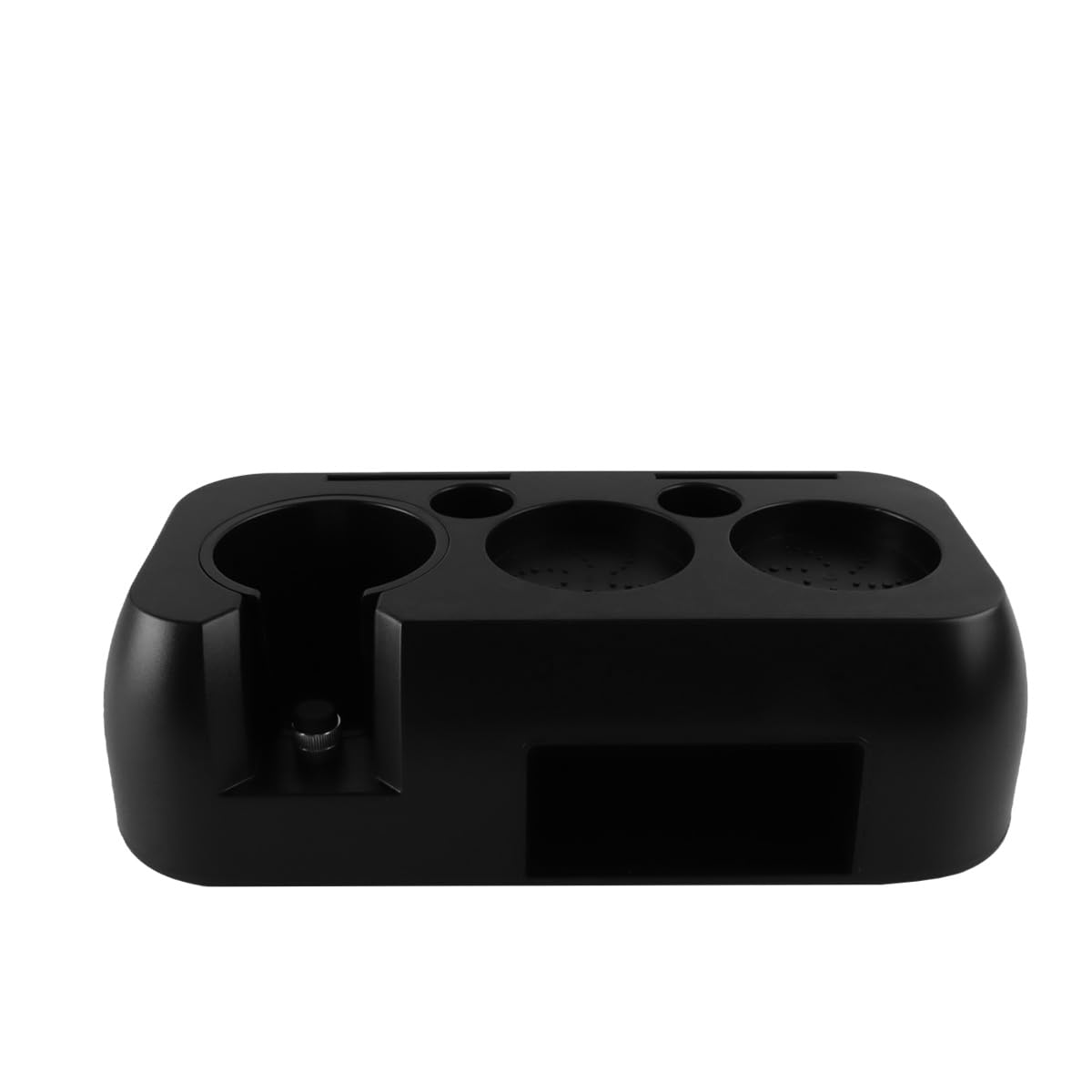 Station de tamper expresso 51-58mm et support de presse-purée en noyer