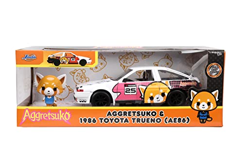 Jada Toys Sanrio 1:24 Toyota Trueno AE86 1986 miniatura 2