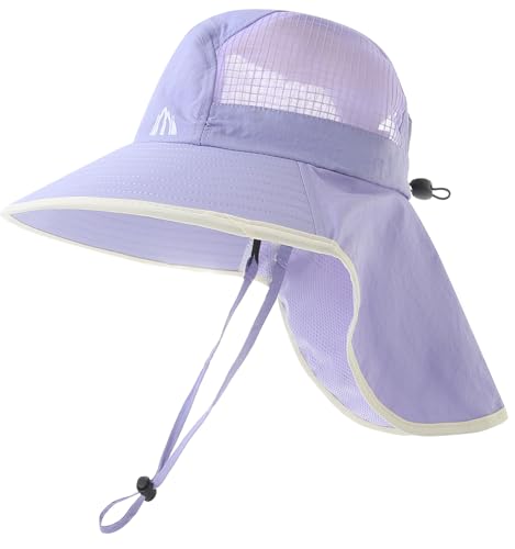 Womens Wide Brim UV Sun Protection Hats Foldable Waterproof Fish Hat Women with Neck Flap...