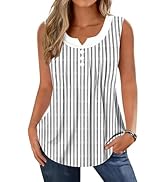 Disamer Tank Tops for Women Loose Fit Sleeveless Summer Tops Trendy T Shirts Spring 2026 Patchwor...