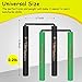 MSGumiho Nunchucks Cord Nunchakus Safe Foam Rubber Training Nunchucks with Cord 2PCS for Kids & Beginners Practice and Training (Black)
