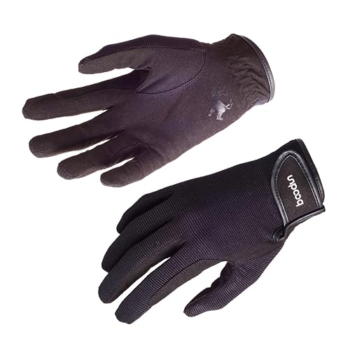 GOOHOCHY Superior Riding Gloves Comfortable Breathable Equestrian Accessory for Riding Gloves Size l Black Touchscreen Friendly