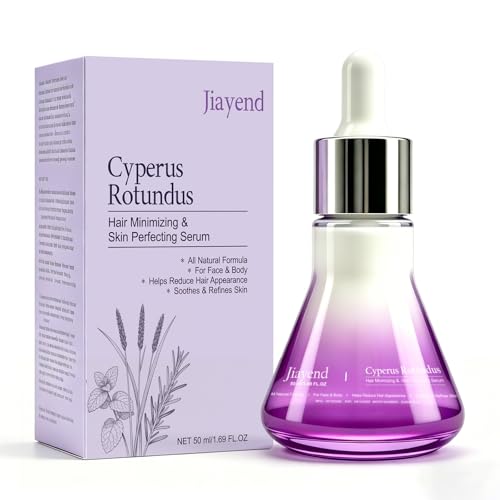 Jiayend Cyperus Rotundus Oil Serum Natural Hair Removal & Shaving Cyperus Oil Serum for Women Effectively Reduces Unwanted Hair & Prevents Hair Regrowth Moisturizes Soothes Skin Cyperus Oil - 50ml