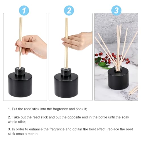 Palitos Difusores de Fibra 180x3mm Negro Pack 100 miniatura 4