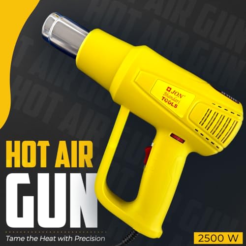 Image of Jon Bhandari Tools Hot Air Gun 2500W | Electronically Controlled Heat Gun | 60C - 600C | Paint & Sticker Removal, Shrink Wrapping, PVC Bending, Plastic Welding & Electronics Repair | Industrial Use