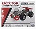Meccano Erector Building Set of (6) - Miniature Plane, Bi-Plane, Helicopter, Bulldozer, Car, Race Car Bundle