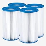 Funsicle Type A/C Filter Cartridge 4-Pack, Replacement Pool Filter Cartridges, Adults