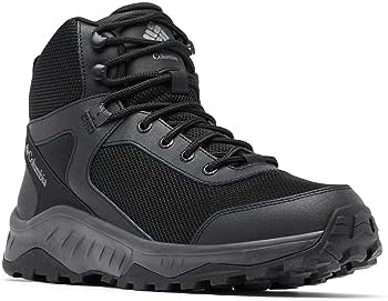 Columbia Men's Trailstorm Ascend Mid Waterproof, Black/Dark Grey, 10.5 | Image 1