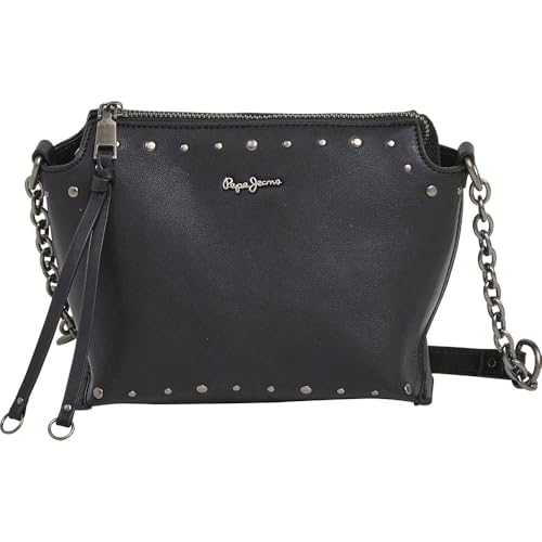 Pepe Jeans Edith Moon, BAGBag para Mujer, Negro...