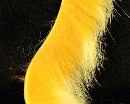 Hareline Fly Tying Magnum Rabbit Strips - Wide Rabbit Fur Strip Material for Streamers, Pike, Musky & Saltwater Flies