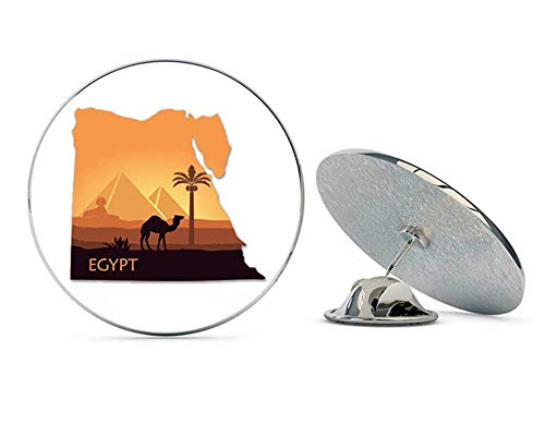 Egypt Country Outline Metal 0.75
