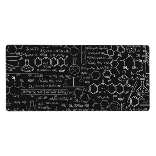 Tapis de souris grand format chimie 40x90 cm tapis de bureau ordinateur en caoutchouc