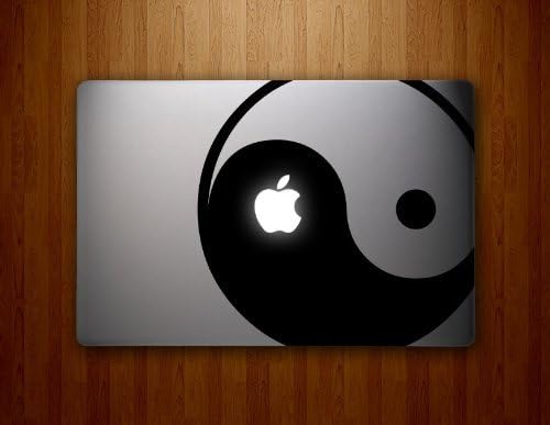 Yin Yang MacBook Decal Laptop Sticker Decorative Computer Accessory Electronics Vinyl Stickers Mac Book Pro Skins Apple Decals Skin