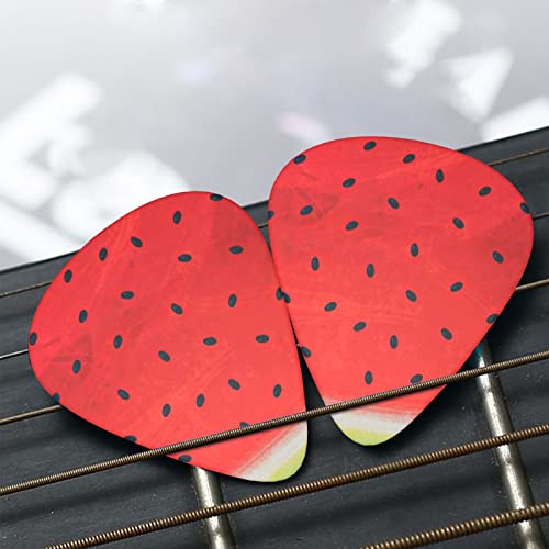 Pack de 12 médiators de guitare rouge pastèque pour guitare électrique guitare acoustique diverses guitares - Les Beatles, Paul McCartney, John Lennon, RIngo Starr, George Harrison Pack de 12 médiators de guitare rouge pastèque pour guitare électrique guitare acoustique diverses guitares – Image 7