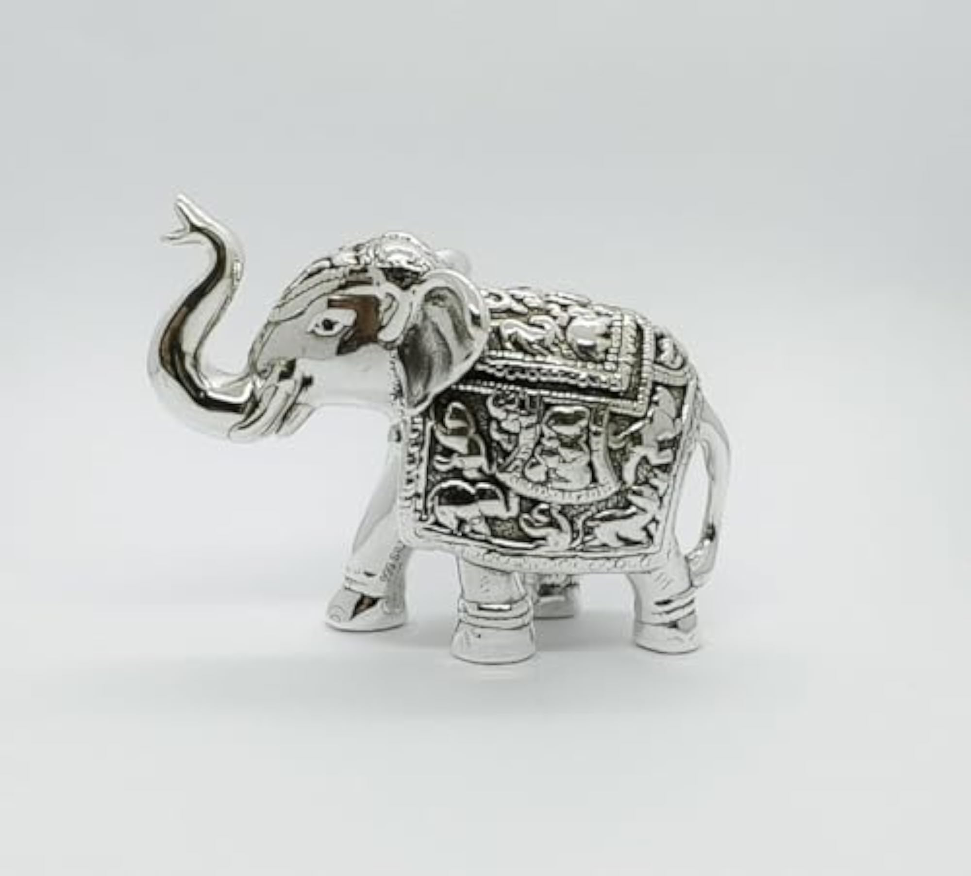 Silver Elephant Small Idol with Upper Soond