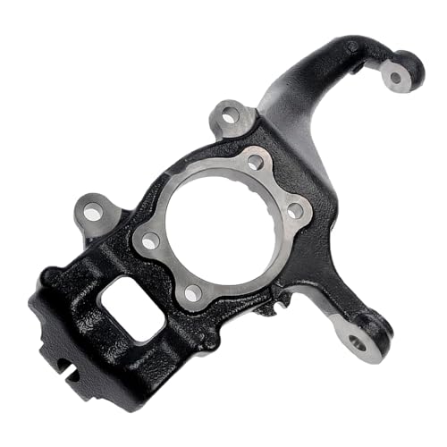 Image of Detroit Axle - Front Right Steering Knuckle for 2005-2019 Nissan Frontier 2005-2012 Pathfinder Xterra Passenger Side Steering Knuckle Assembly 2006 2007 2008 2009 2010 2011 Replacement