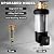 iSpring WSP100ARJ-BP Whole House Prefilter, Spin-Down Sediment Water Filter with Bypass, Upgraded Clear Housing, Jumbo Size, Flushable and Reusable, Touch-Screen Auto Flushing, 4 Modes, 100 Microns