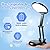 Rechargeable Table Lamp Battery Operated Lamp 3600mAh,Foldable+Portable Cordless Table Lamp, Dimmable+9 Brightness Small Lamp Cordless Table Lamps Rechargeable Table Lamp, Desk Lamps for Home Office