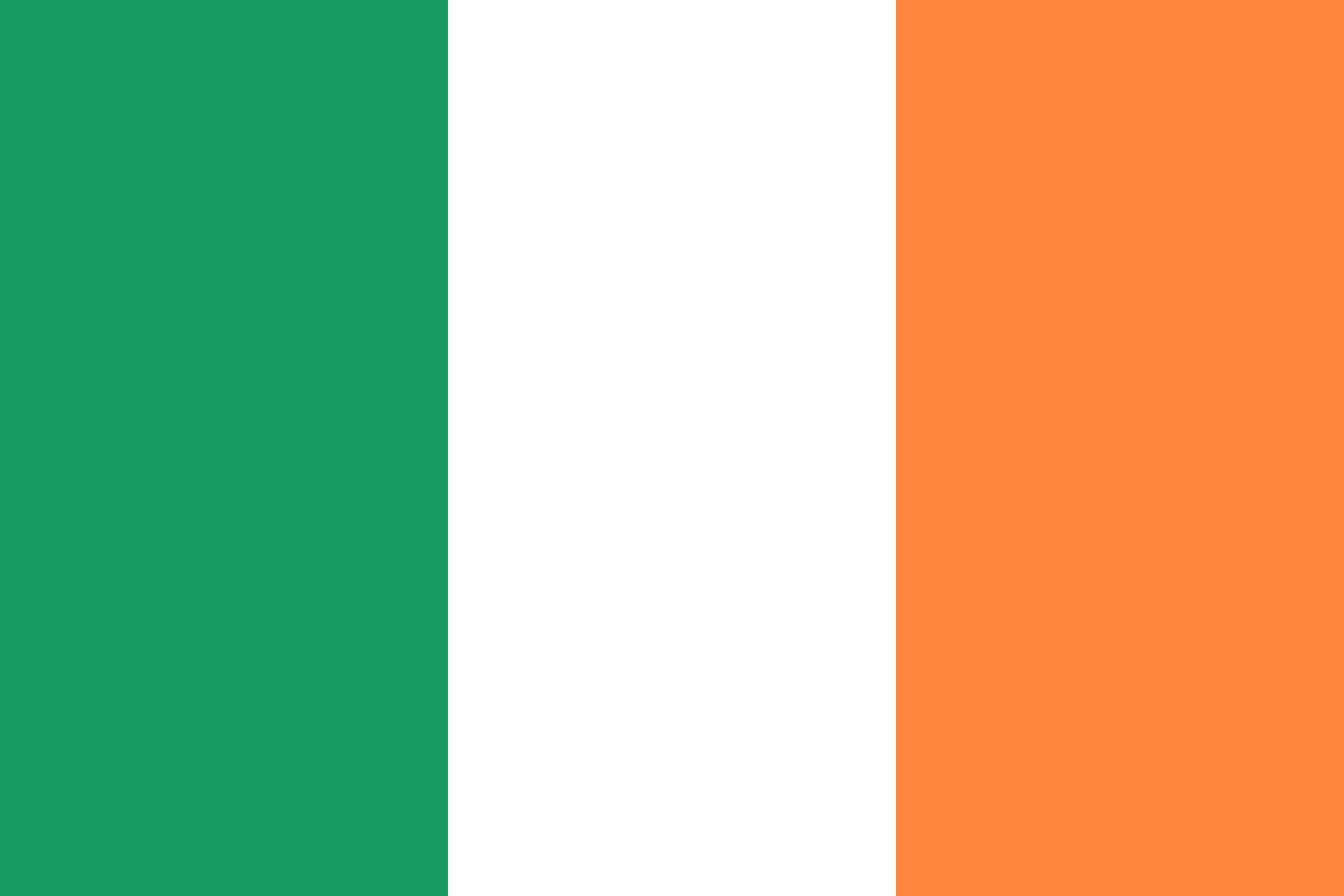 Drapeau Irlande de qualité supérieure aux couleurs éclatantes