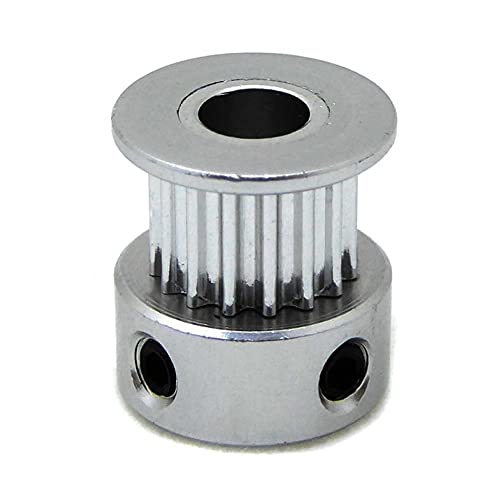 Image of TESSERACT GT2 20 Teeth Pulley /Timing Pulley with Bore 5mm I Timing Aluminum Drive Pulley for GT2 6mm Open Timing Belt I 20T W6 B5 GT2 Pulley I For 3D Printers /Laser Machines /CNC Machines (Qty: 4)