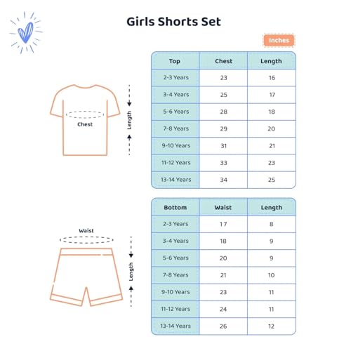 Image of Nap Chief Girls Cotton Official Cartoon Characters Co ord Sets, T Shirt and Shorts for Casual Wear