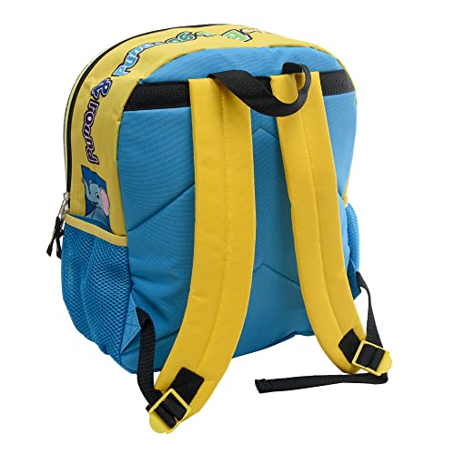 Ai Accessory Innovations Cocomelon’s Jj Toddler 2 Piece Backpack Set, Pre-School Girls & Boys School Bag With Front Zip Pocket, Yellow & Blue #TOP2