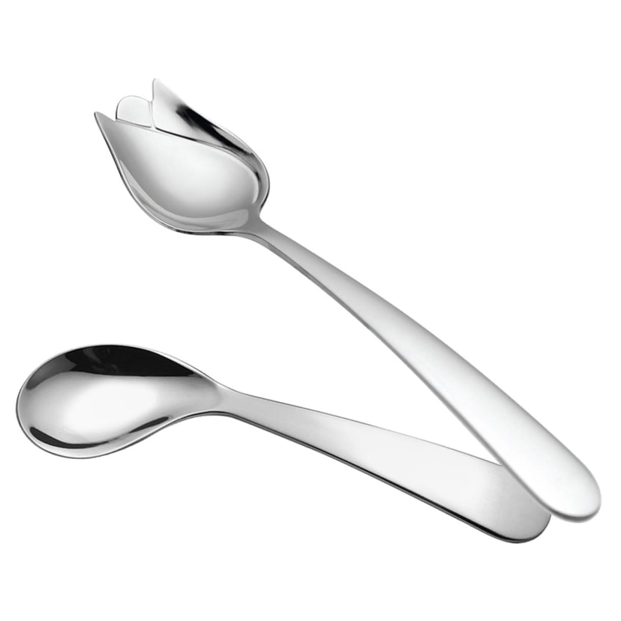 Didiseaon 5 Juegos Vajilla Para Personas Mayores Vajilla Cubiertos Cucharas Utensilios Para Servir Cuchara Pequeña En Ángulo Ayudar Vajilla Adaptable Utensilios Para Comer 2 piezas * 5
