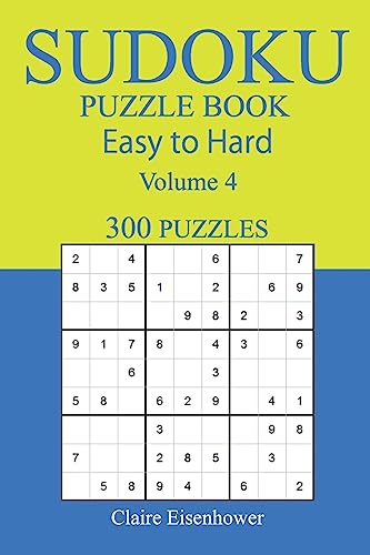 300 Easy to Hard Sudoku Puzzle Book