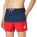 Produktbild Superdry Mens TRI Series Swim Board Shorts, Nautical Navy/Flare Red Block, L