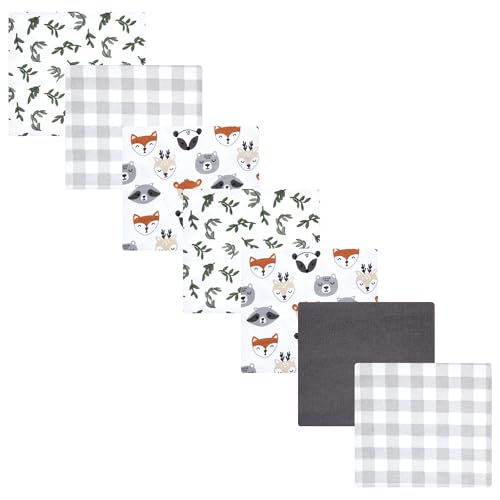 Image of Luvable Friends Little Treasure Flannel Receiving Blankets 7pk