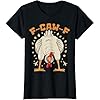 Funny F-Caw-F Tshirt Vintage Messy Bird Face Feather Chaos Cartoon Humor Short Sleeve T-Shirt Mens Funny t Shirts Black L #1