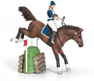 Schleich Eventing Horse Set biż-żiemel, ir-rikkieb, u l-qabża