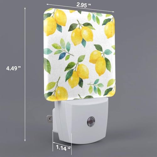 Image of Lemon Lovely LED Plug-in Night Light 2-Pack for Bedroom