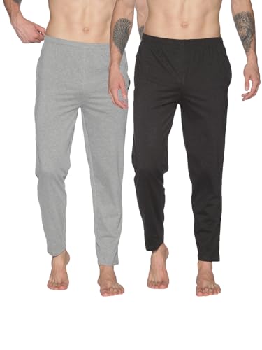 Image of Dollar Cotton Rich Fabric Solid Men's Track Pant | Contrast net Folding | One Side Zipper Pocket with Label Branding | Self Waistband with Drawcord | Wide Array of Attractive Colours