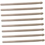 WESIEVYA 4 ペア スネ ック ユニバーサルドラムスティック ドラマーのバチ パーカッションドラムスティック 子供のドラムスティック 楽器 スネアドラムのバチ 腰太鼓スティック 木