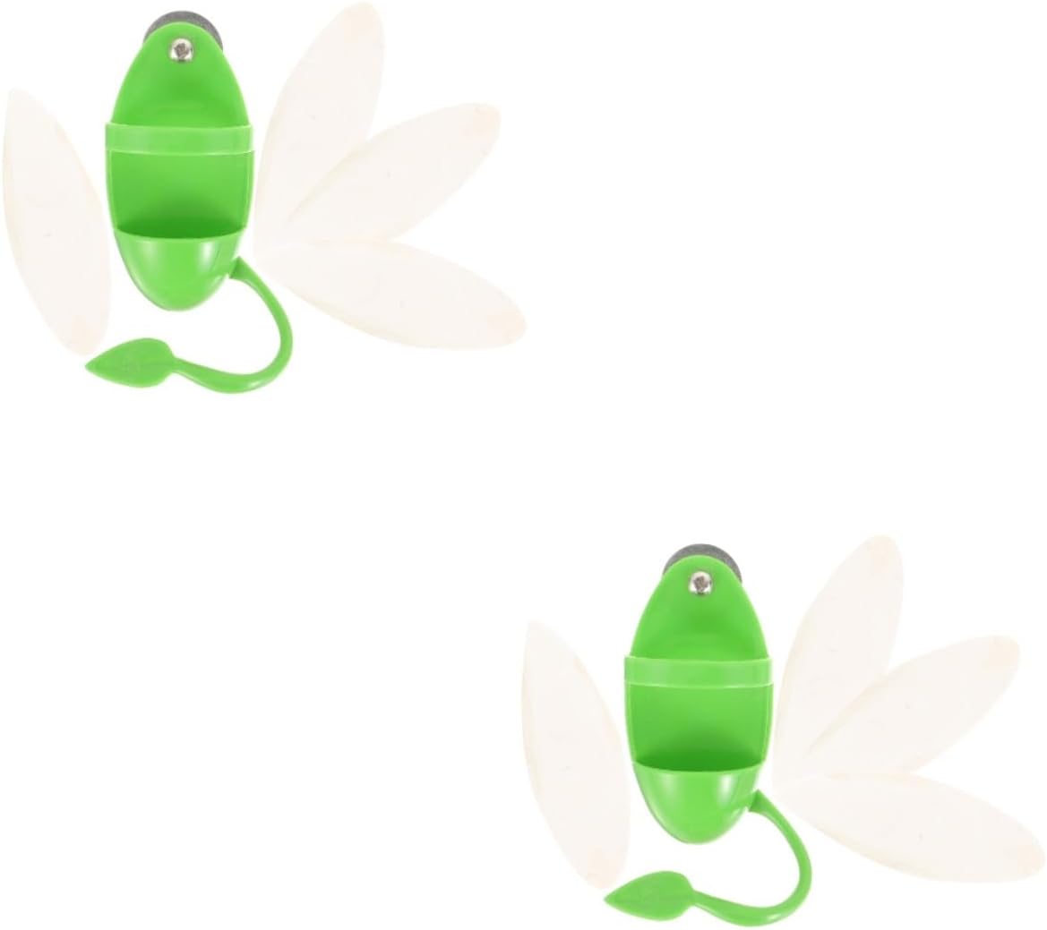 BESPORTBLE 2sets Cuttlefish Bone Stand for Parrots Bird Feeding Rack Watering Supplies Pet Supplies for Bird Cage Accessories