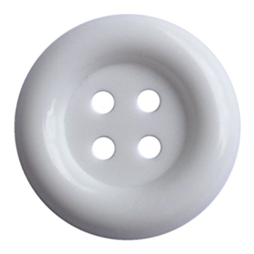 Large Size Arctic White Buttons Pack of 40