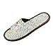 KLL Spa Shower Slippers Indoor Outdoor Summer Soft Open-toe Slip-on Home Shoes for Airplane Guests Party 10.5-11 Alberta Wild Rose Beauty Summer Flowers