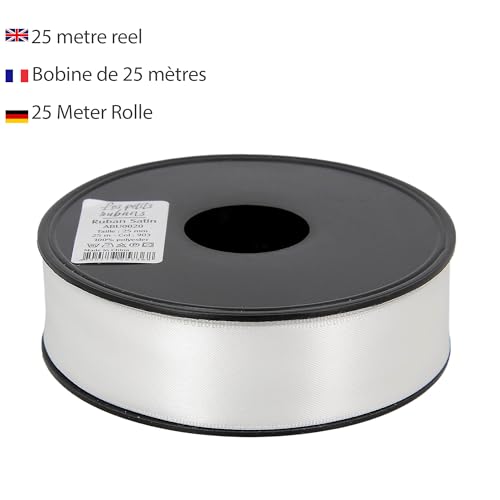 Les Petits Rubans Polyester Ribbon, Double Sided Satin Ribbon 100% Polyester for Weddings Gift Wrapping, Floral Arrangements - Image 4