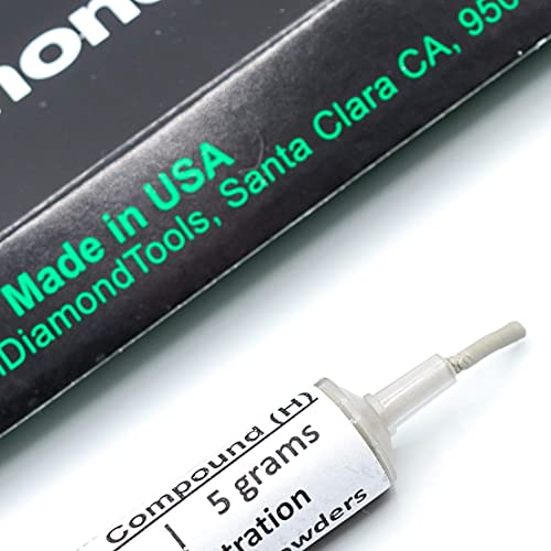 TechDiamondTools Pasta de Polimento Composta de Polimento de Diamante 8.000 Grão 0-2 Mícrons para Má