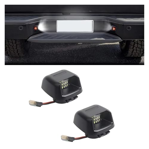 Luces matrícula LED premium para Nissan Navara D40 2005-2016 con acabado resistente 12-24V 3